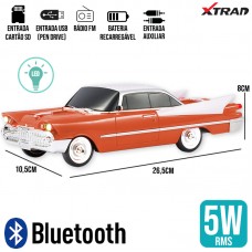 Caixa de Som Bluetooth Cadillac WS-1965 Xtrad - Laranja